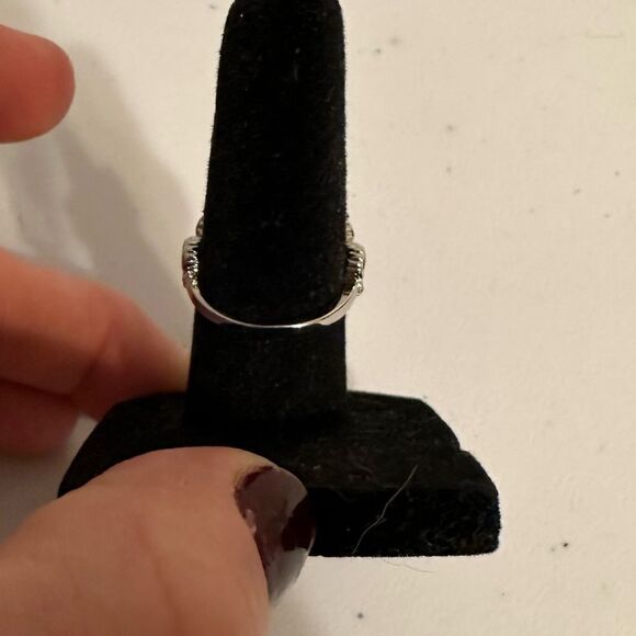 Sterling Silver Cubic Zirconia Ring Size 6 NWT - Picture 4 of 8